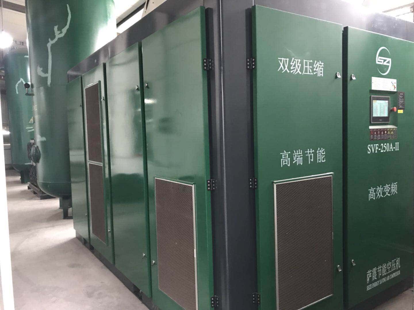 薩震節能空壓機客戶現場圖